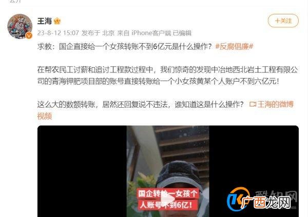 打假人举报国企转账私人账户接近6亿 打假人举报行为_酷知科普
