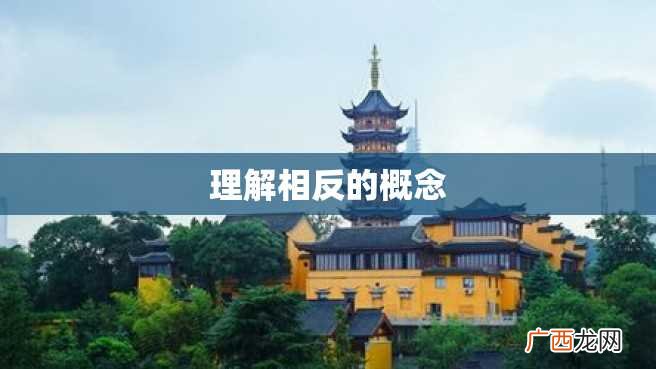 理解相反的概念
