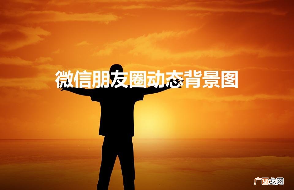 微信动态背景图怎么弄 微信朋友圈动态背景图