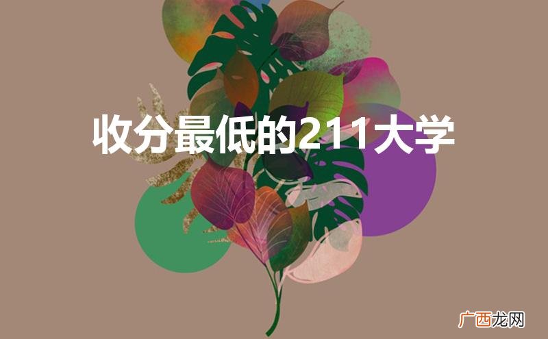 收分最低的211大学理科 收分最低的211大学