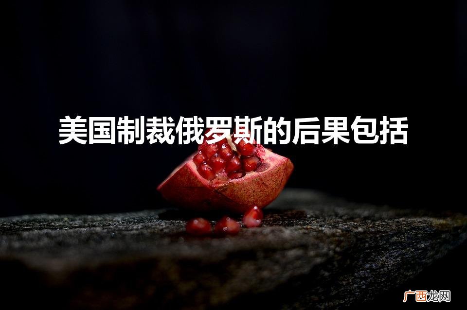 美国制裁俄罗斯引发连锁反应 美国制裁俄罗斯的后果包括