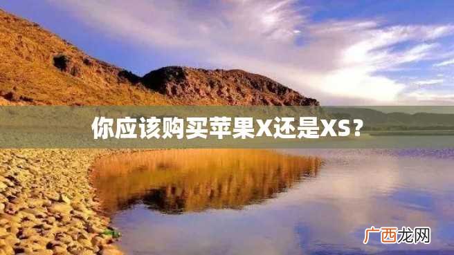 你应该购买苹果X还是XS？