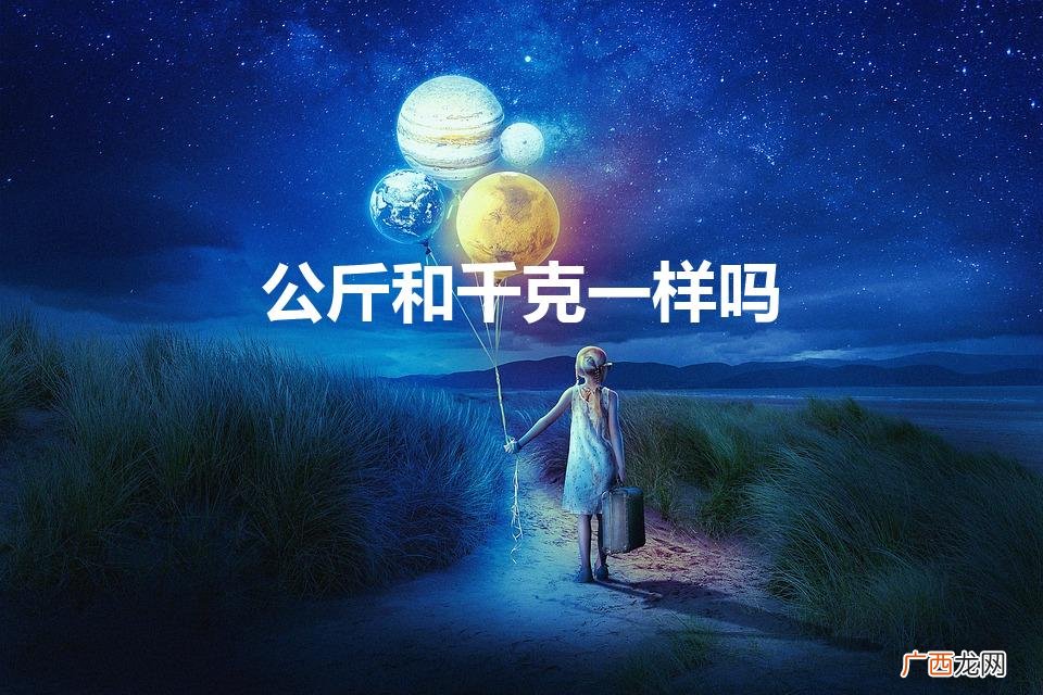 一斤等于多少克 公斤和千克一样吗