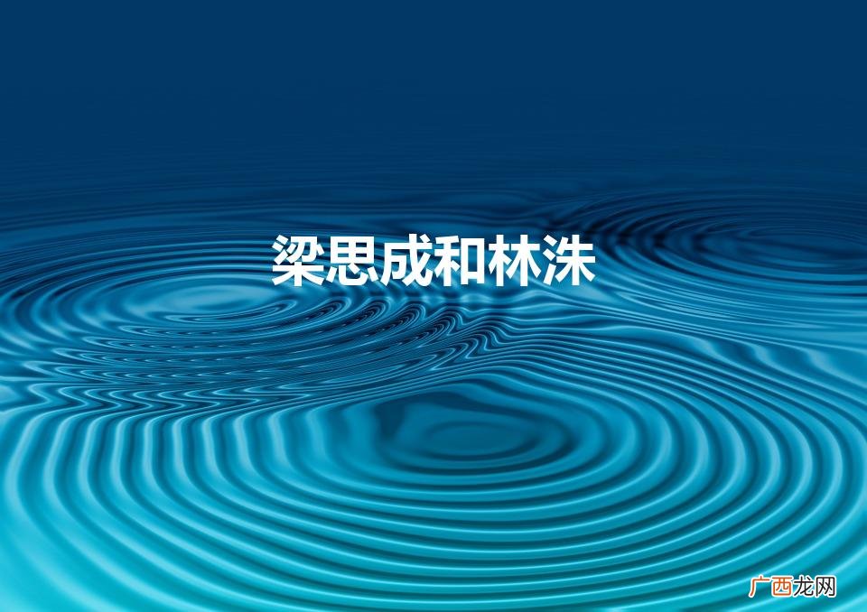 建筑巨匠的追求与传承 梁思成和林洙
