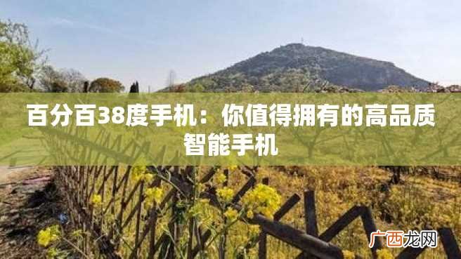 百分百38度手机:你值得拥有的高品质智能手机