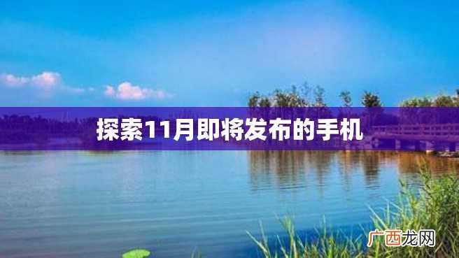 探索11月即将发布的手机