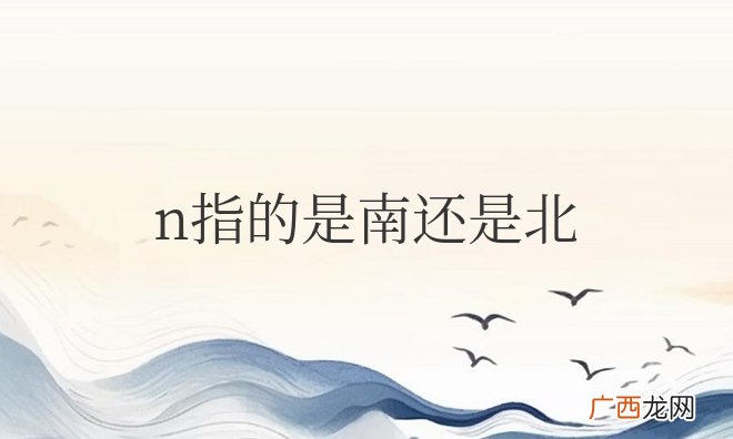 指南针中的N指的是南还是北