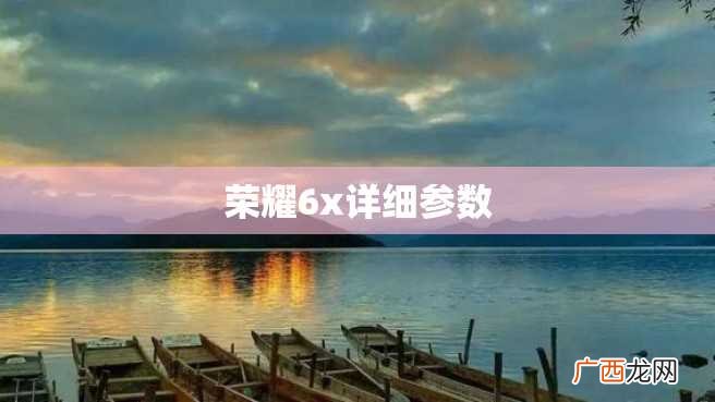荣耀6x详细参数