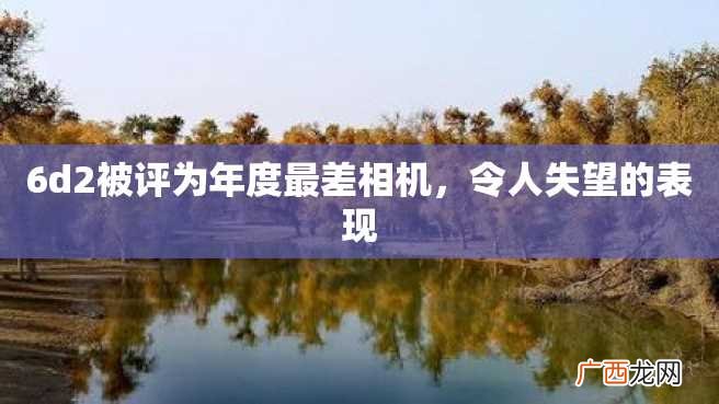 6d2被评为年度最差相机，令人失望的表现