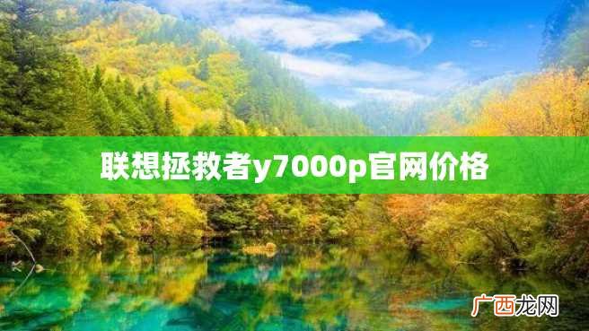 联想拯救者y7000p官网价格