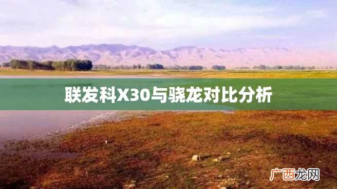 联发科X30与骁龙对比分析