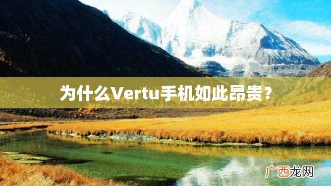 为什么Vertu手机如此昂贵？