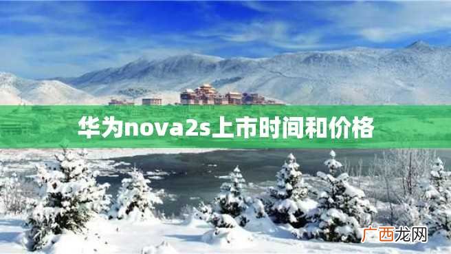 华为nova2s上市时间和价格