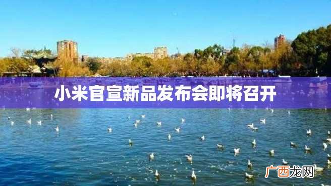 小米官宣新品发布会即将召开
