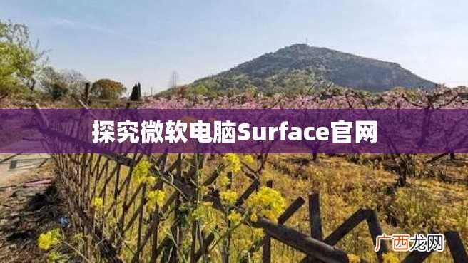 探究微软电脑Surface官网