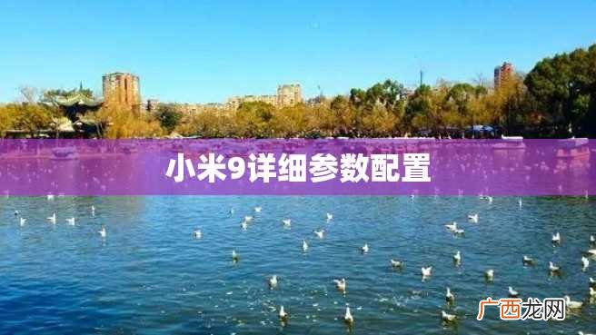 小米9详细参数配置