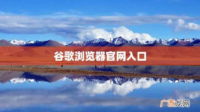谷歌浏览器官网入口