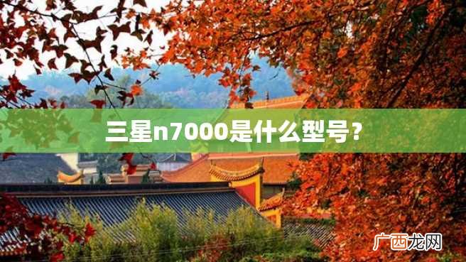 三星n7000是什么型号？