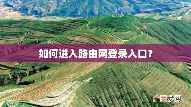 如何进入路由网登录入口？
