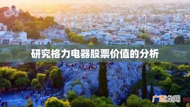 研究格力电器股票价值的分析