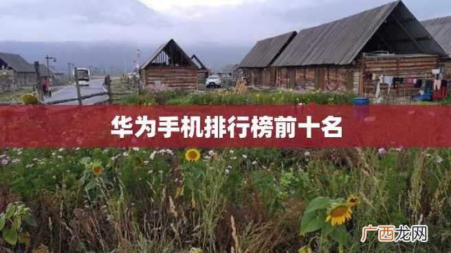 华为手机排行榜前十名