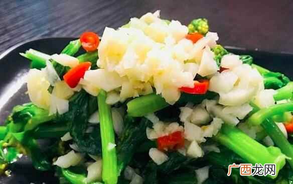 蒜蓉油菜苔的做法