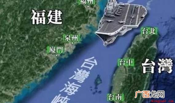 台湾海峡NE向纵向延伸,长约400公里,面积约9万平方公里