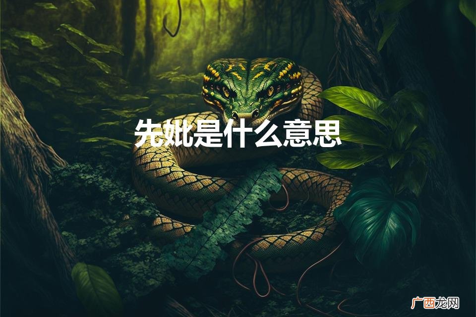 先妣的含义 先妣是什么意思