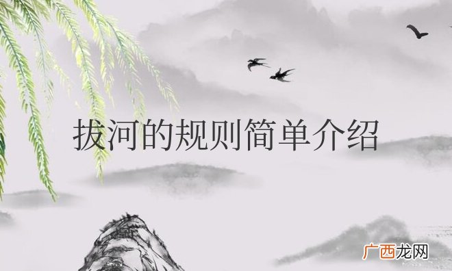 拔河的规则及流程简单介绍
