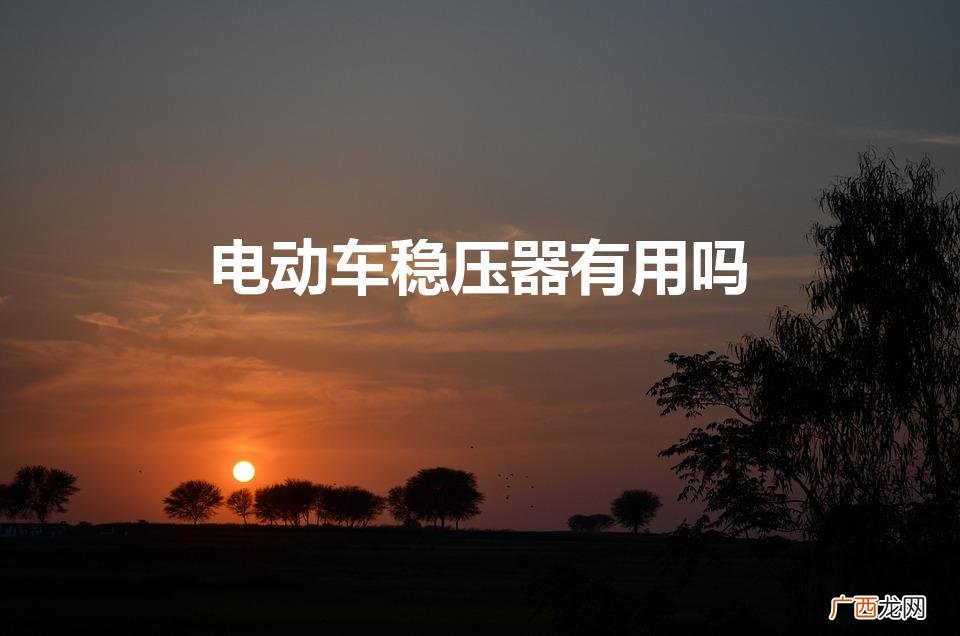 电动车稳压器的实际效用 电动车稳压器有用吗