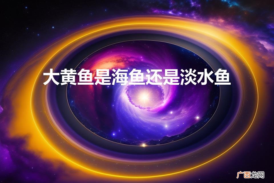 大黄鱼的生态习性 大黄鱼是海鱼还是淡水鱼