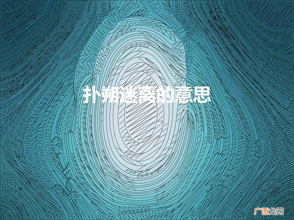 成语解释 扑朔迷离的意思