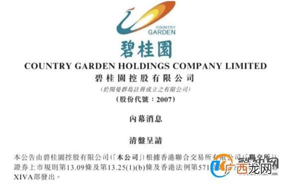 碧桂园被提出清盘呈请 清盘呈请的含义