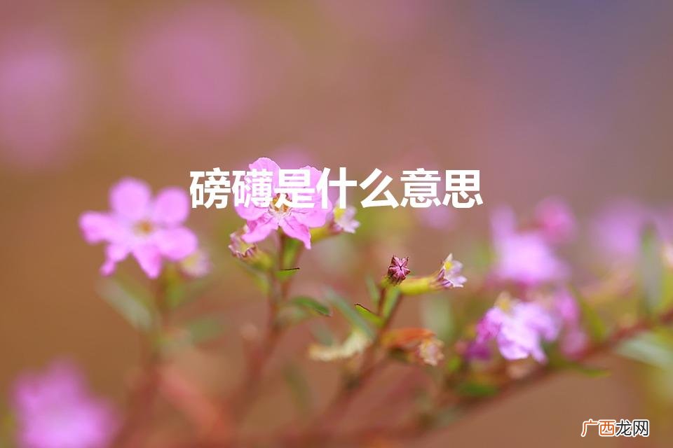 磅礴是什么意思解释 磅礴是什么意思