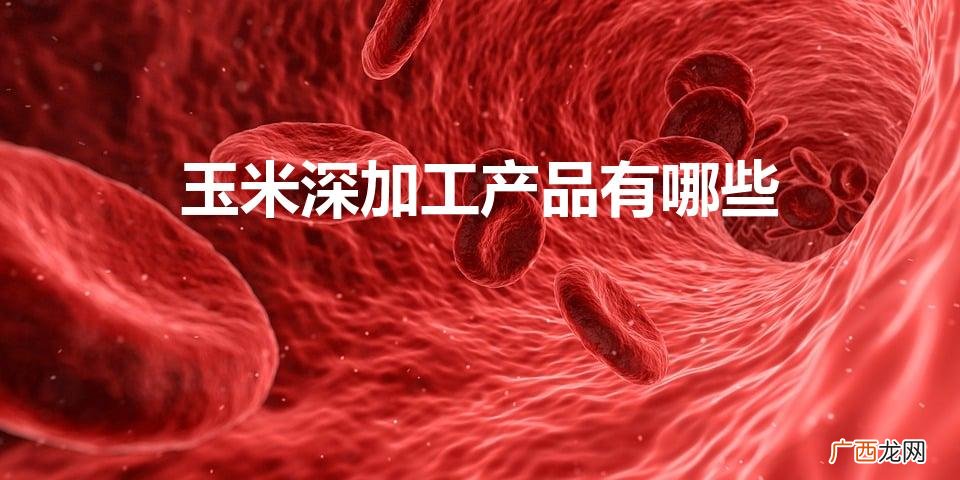 玉米深加工有哪些项目 玉米深加工产品有哪些