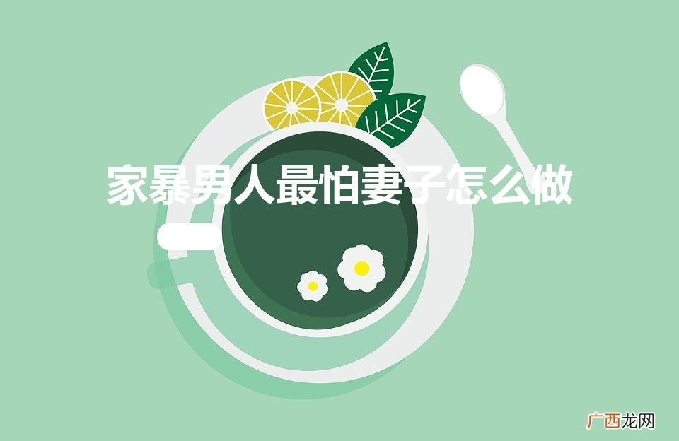家暴男最怕什么女人 家庭暴力 家暴男人最怕妻子怎么做