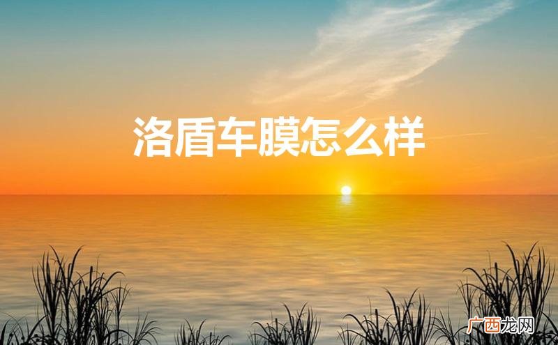 洛盾车膜怎么样 汽车之家 洛盾车膜怎么样