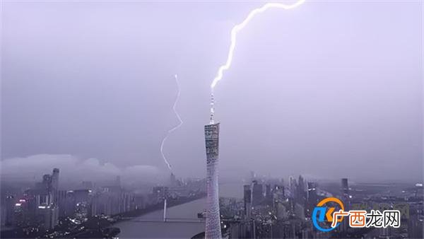 小蛮腰一小时接了六次闪电 广州塔防雷设计原理