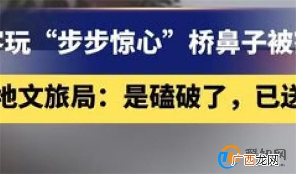 官方辟谣游客玩网红桥被割鼻子 网传信息不属实